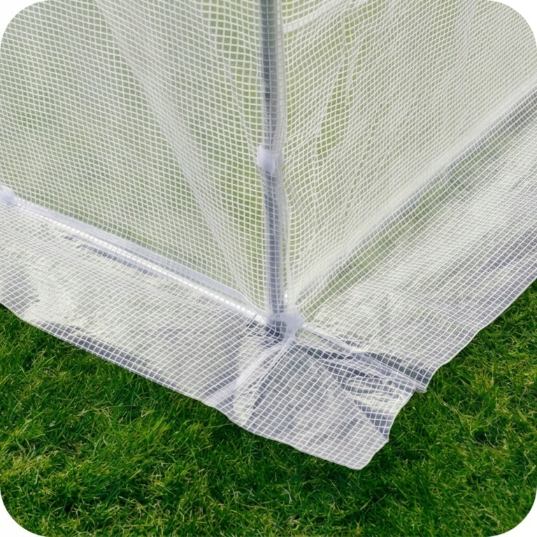 FOLIA ZAMIENNA Do Tunelu Tunel Foliowy Ogrodowy 24 m² 3x8x2m | WZMOCNIONA