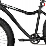 Rower Górski Fat Bike MTB 7 Biegów Męski Czarny 26" Cali Koło 18" Cali Rama