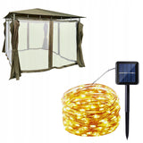 Pawilon Ogrodowy Namiot Altana LED 4 ścianek 3x3 300x300x260m Antracyt
