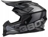 Kask Cross Enduro S EU Homologacja Lekki MTB Quad Rower Czarny Szary