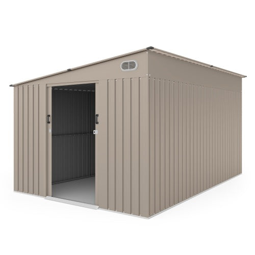 Domek Ogrodowy UNIWERSALNYM Jednospadowym Dachem Antracyt 247x311cm 7,19m²