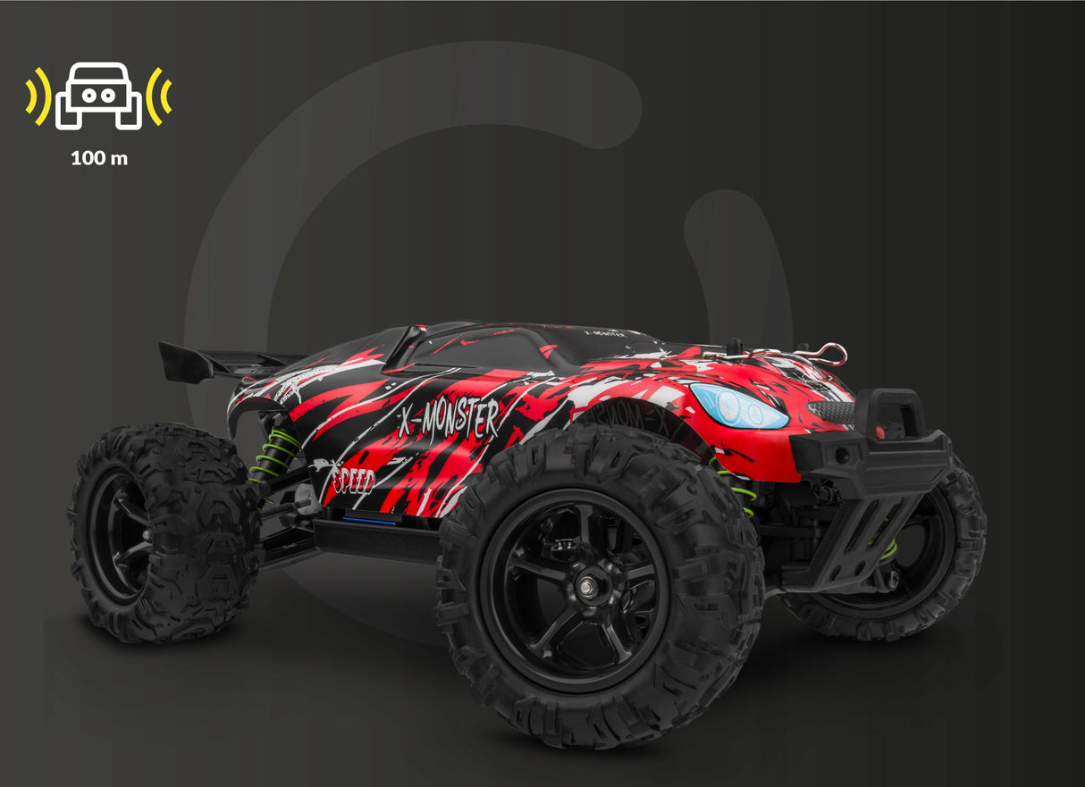 Samochód RC 4x4 Zdalnie Sterowany 30km/h 2 Akumulatory 100m Zasięg
