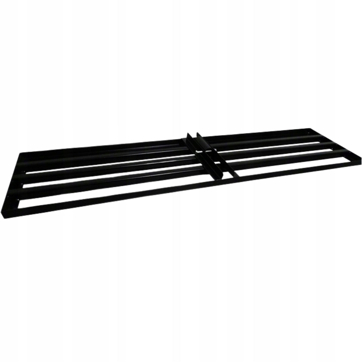 Niwelator Terenu Trawnika Ręczny Gleby Grabie Czarny Solidny Metal 80x30 cm