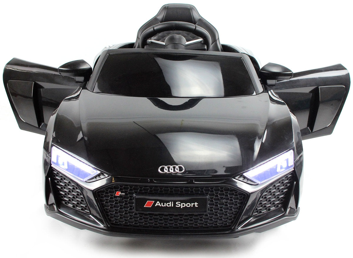 Audi R8 Spyder LIFT Autko na Akumulator Skóra Czarne 2.4G 12V 16000 RPM