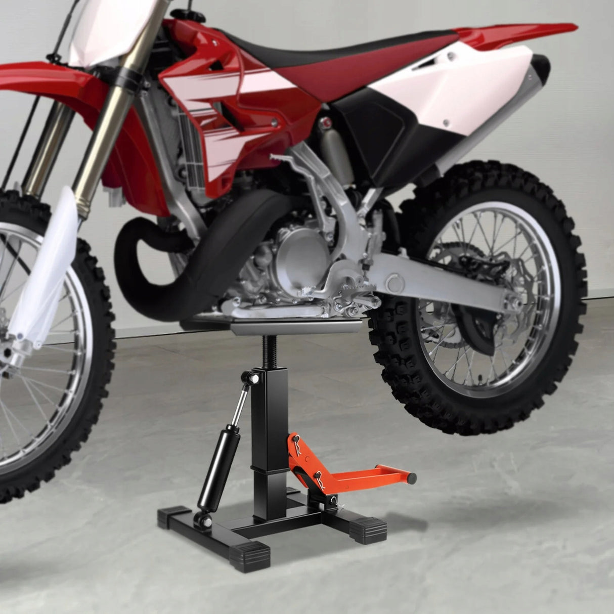 Podnośnik Hydrauliczny Motocyklowy do Warsztatu Regulowana Wysokość 400kg