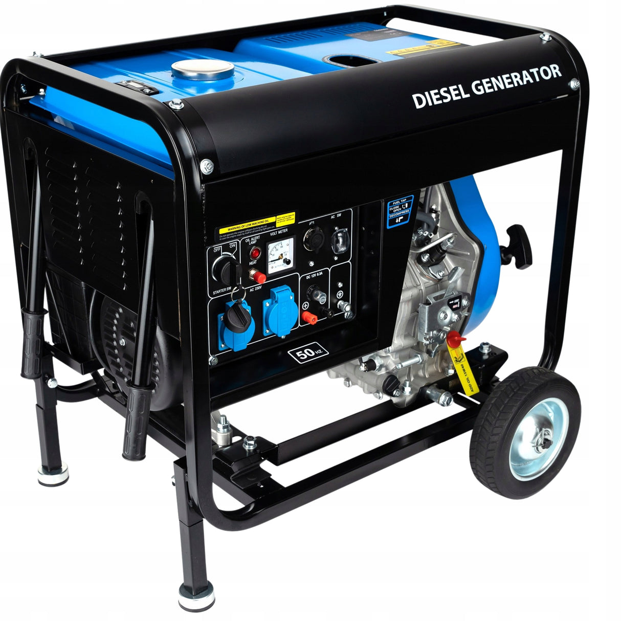 Agregat Generator Prądu Zestaw 7350W Diesel + Olej Gratis