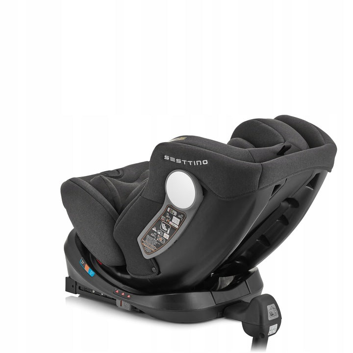 Fotelik Samochodowy Black 40-150cm 0-36 KG POVES Podstawka dla Dziecka