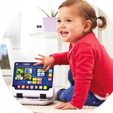 Laptop Edukacyjny dla Dzieci Tablet Komputer do Zabawy i Nauki 80 Pytań 2w1