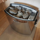 Sauna Ogrodowa Beczka Szwedzkie Drewno 240 cm z Piecem HARVIA VEGA BC80