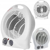 Grzejnik Elektryczny Farelka Termowentylator z Termostatem 2000 W 3 Poziomy