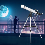 Teleskop Astronomiczny Alkinshue 70mm 600mm Statyw Plecak Adapter Telefon