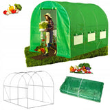 Tunel Foliowy [6 m²] 3x2m [FOLIA + STELAŻ] | ZIELONY |