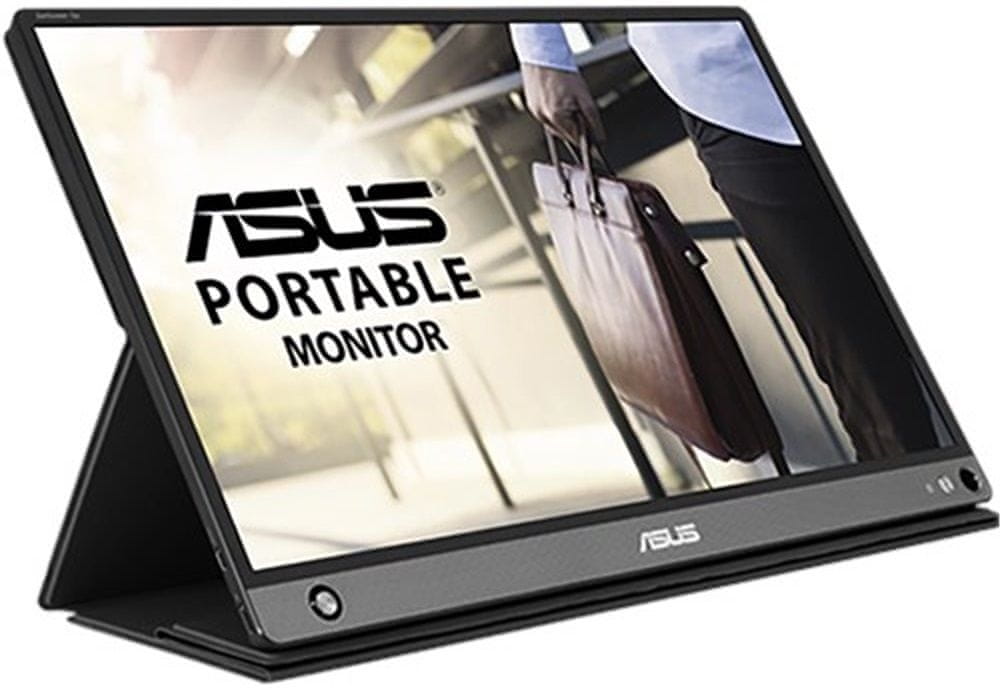Monitor Przenośny LED Asus MB16AHP 15,6" 1920 x 1080 px IPS / PLS Czarny