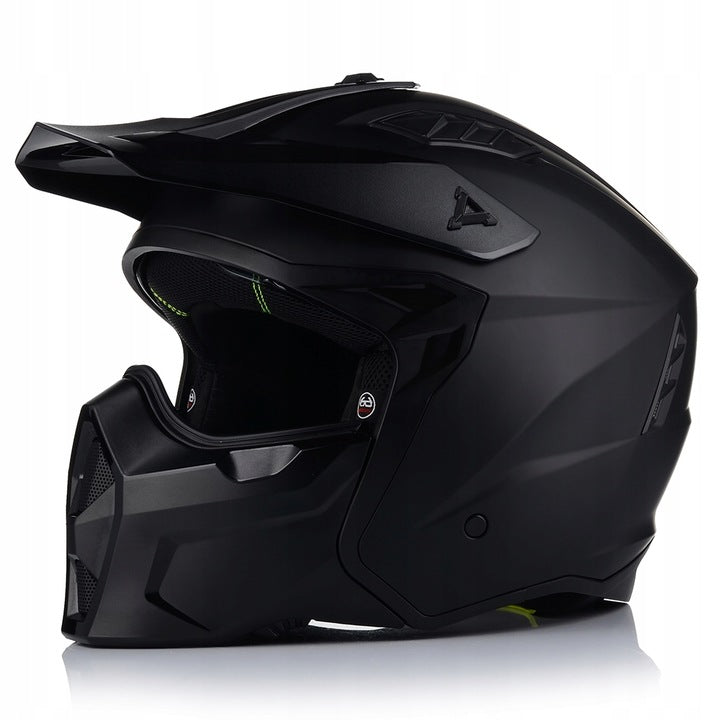 Kask Motocyklowy Predatora Daszek + 2xSzyba Czarny Mat L 4w1 Vito