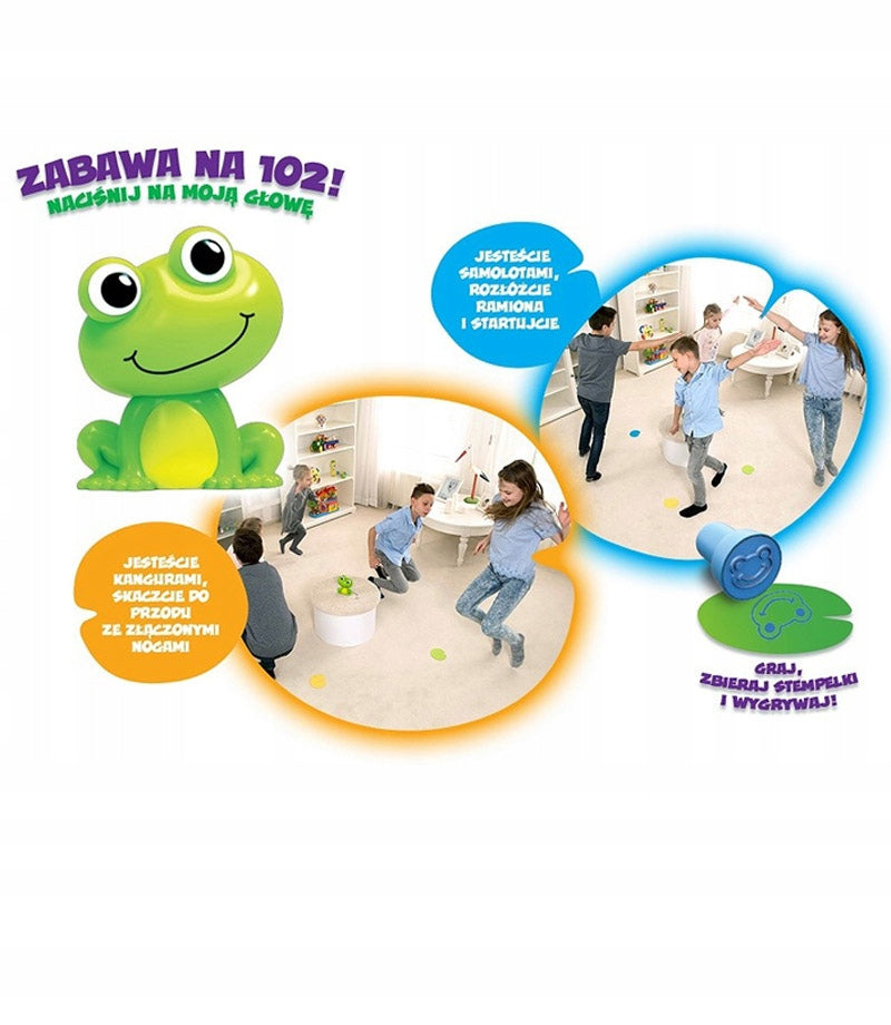 Gra FROGGY Wesoła Żabka Interaktywna Zręcznościowa