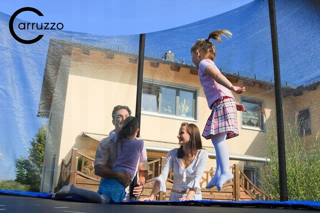 TRAMPOLINA OGRODOWA dla DZIECI SIATKA OSŁONA Mata 10FT 304-312cm + GRATISY