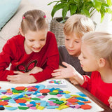 DREWNIANA EDUKACYJNA UKŁADANKA PUZZLE MONTESSORI