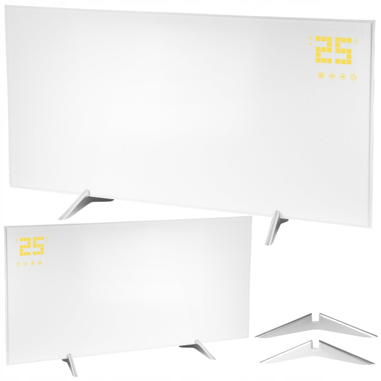 Grzejnik Na Podczerwień Promiennik IR WiFi Pilot Termostat 770W Ultra Slim