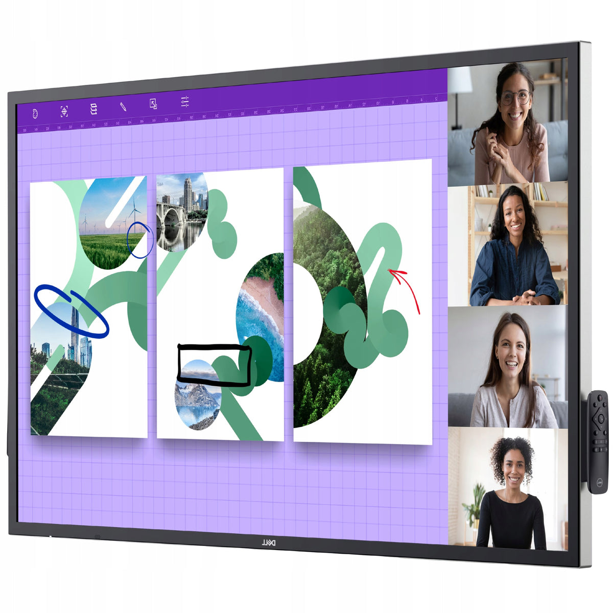 Monitor Wielkoformatowy Biznesowy Dotykowy 54,6 4K IPS PLS DELL P5524QT
