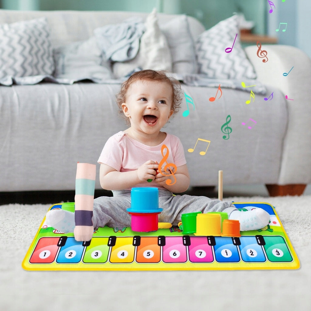 Mata Muzyczna Interaktywna Pianinko Nagrywanie Gra dla Dzieci Dźwięk
