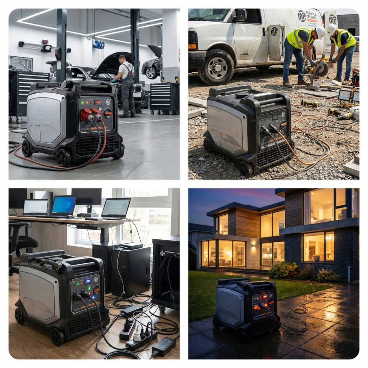 Agregat Prądotwórczy 230V 3800W Inwerterowy Zestaw Prezent