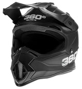 Motocyklowy Kask XXS Cross Enduro ECE Daszek Wentylacja Na Quad MTB Czarny