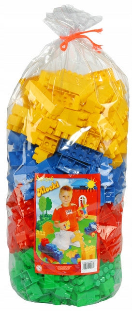 DUŻE KLOCKI PLASTIKOWE ZESTAW 300 el KONSTRUKCYJNE