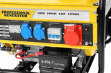 Agregat Generator Prądu Trójfazowy Benzyna Przenośny 2200W 230V AVR