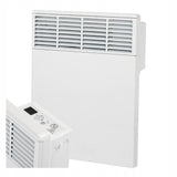 Grzejnik Elektryczny Termostat Programator Ścienny Przenośny Biały 1000W