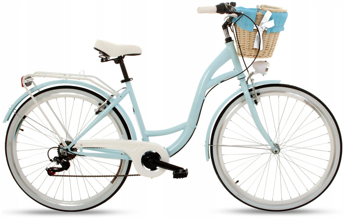 Rower Miejski Damski Lekki Damka SHIMANO 7 WARIANTY Koło 28" Cali