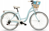 Rower Miejski Damski Lekki Damka SHIMANO 7 WARIANTY Koło 28" Cali