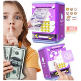 Skarbonka Sejf Elektroniczny Monety Banknoty na Pin dla Dzieci Wpłatomat