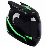 Kask Motocyklowy Pełnotwarzowy Wielokolorowy Pełna Twarz Pełny Rozmiar XXL