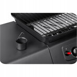 Grill Gazowy Czarny Kompaktowy Teesa BBQ 2000 2 palniki 5 kW TSA0080