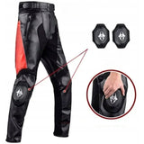 Motocyklowe Spodnie Skórzane Czarno Ochronne Stylowe UNISEX Rozmiar S