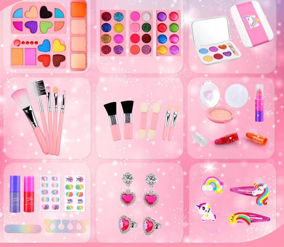 Kuferek z Kosmetykami Zestaw Beauty dla Dziewczynki dla Małej Księżniczki