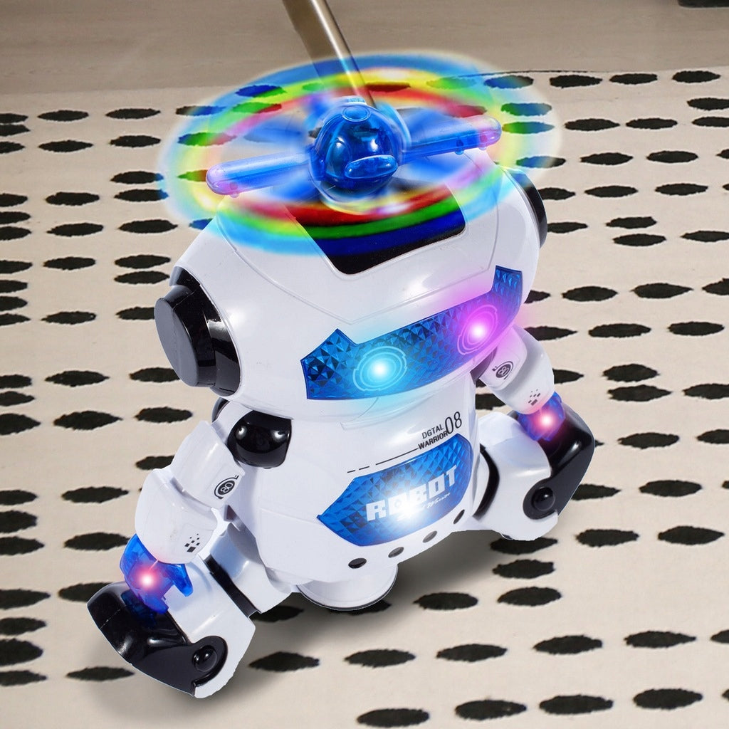 Robot Interaktywny Android Tańczący na Baterię dla Dzieci Obrót 360 Stopni