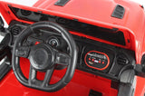 JEEP LT Off Road 4x4, Auto na Akumulator 4 Amortyzatory Czerwony 12V 7Ah