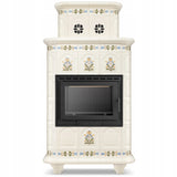 Piecyk Kominek Kaflowy Obudowa Kominkowa 13 kW Ceramiczny Koza