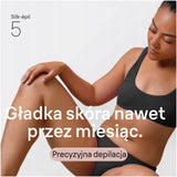Depilator Braun Silk Epil 5011 Wodoodporny Oświetlenie Biały na Mokro Sucho