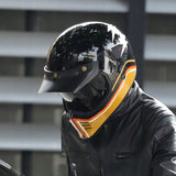 Kask Motocyklowy Pełna Twarz Vintage Retro Oddychający Motocross Rozmiar L