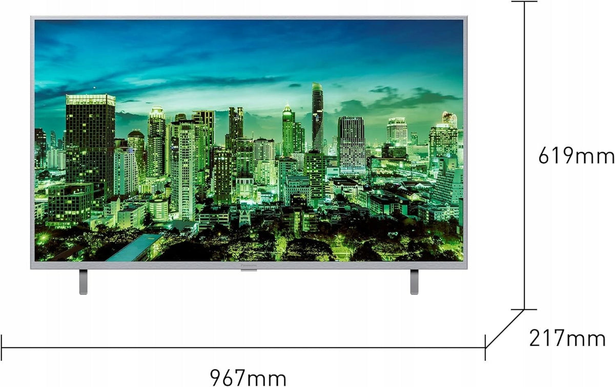 Telewizor LED Panasonic TX-43LXW724 43" Cali 4K Ultra HD Android Srebrny
