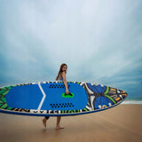 Deska Wiosłowa Nadmuchiwana Paddle Board z Akcesoriami Niebieska do 150 Kg