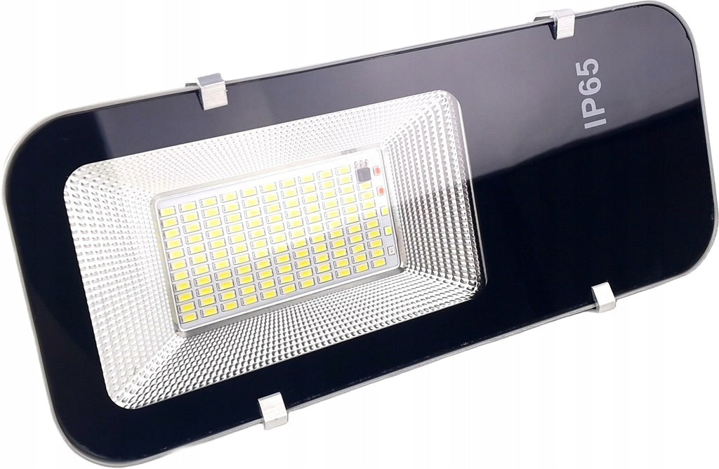 MOCNA LAMPA SOLARNA DIOD LED ŚCIENNA ULICZNA PILOT IP65 7000K COB OGRÓD1szt