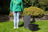 DONICZKA DONICA OSŁONKA Z WKŁADEM RATO Antracytowa plastikowa 62cm + wkład