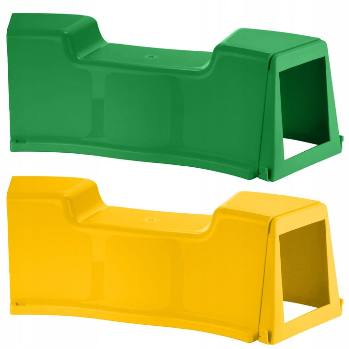 Duża Piaskownica Żółto Zielona Plastikowa 12m + Dł 160Cm + GRATIS Zabawki