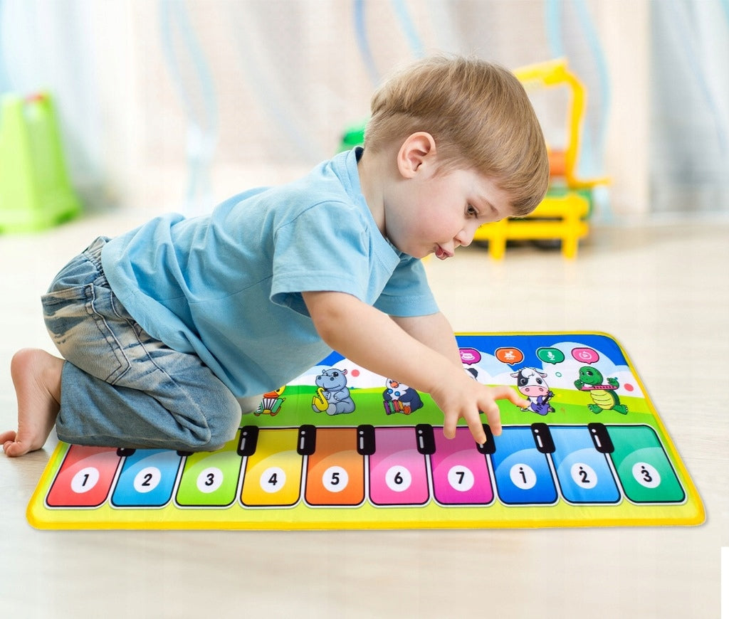 Mata Muzyczna Interaktywna Pianinko Nagrywanie Gra dla Dzieci Dźwięk