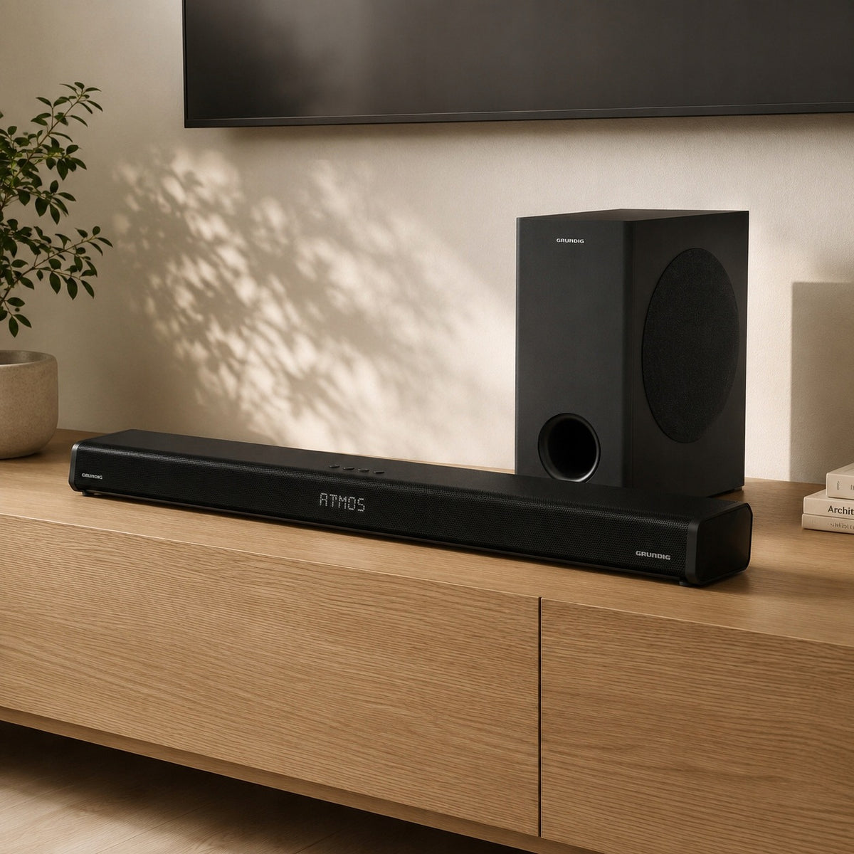 Soundbar Głośnik Subwoofer BT USB Bezprzewodowy Grundig DSB2000 Czarny