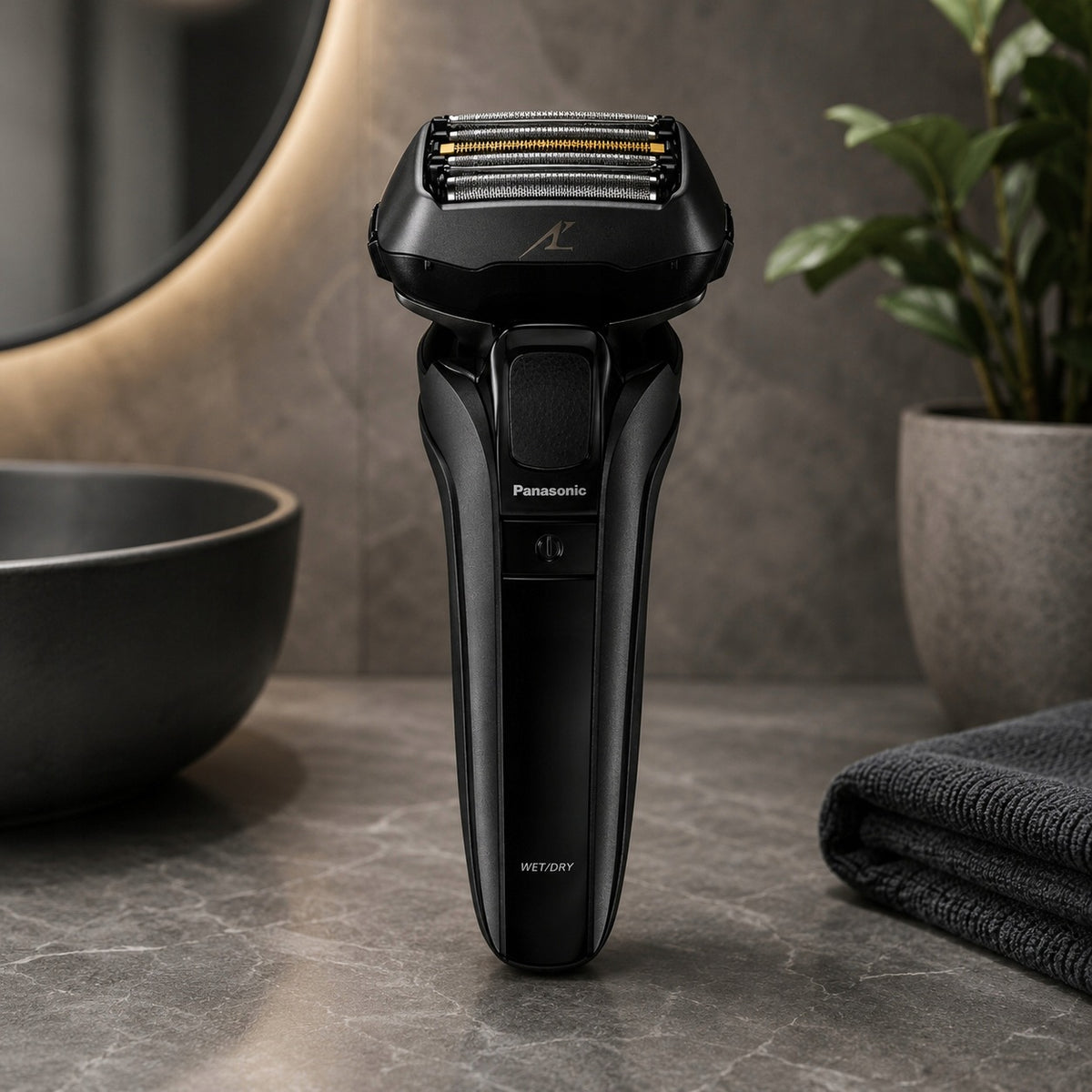 Golarka Męska Foliowa Akumulatorowa Trymer Czarna Panasonic ES-LV6U-K803