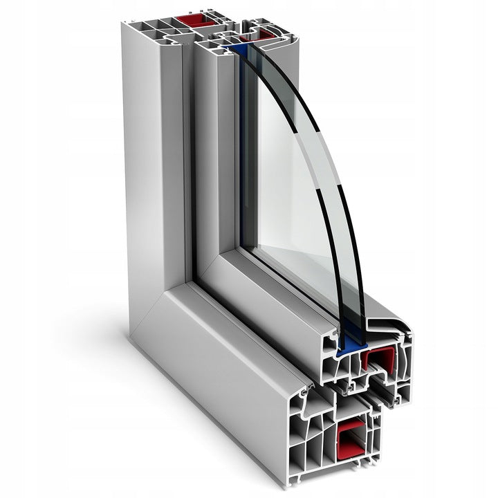 OKNO PCV 40 X 40 CIEPŁE - 6 Komorowy Szczelne POVES Uchylne Profil: 81mm